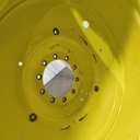 20"W x 46"D, John Deere Yellow 10-Hole Formed Plate , -11.62" Offset