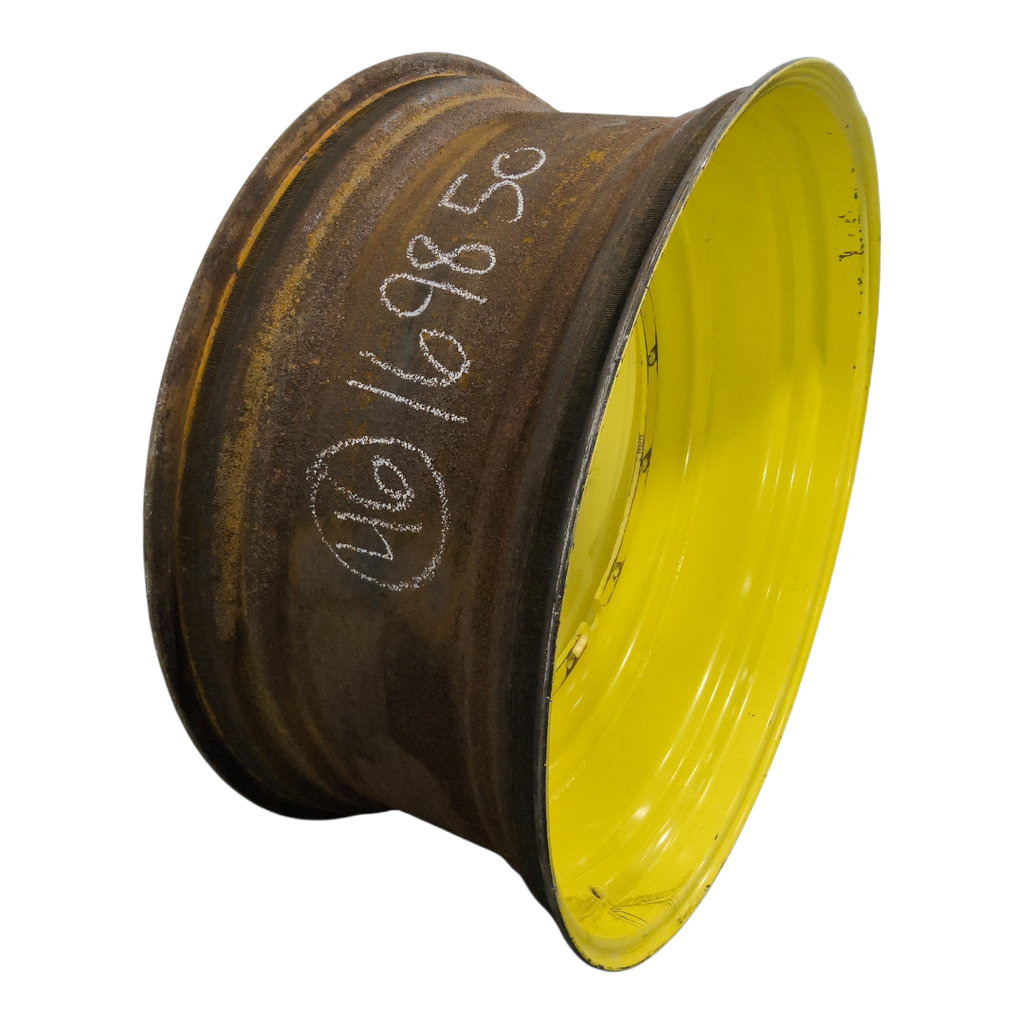 20"W x 46"D, John Deere Yellow 12-Hole Stub Disc , -3.25" Offset