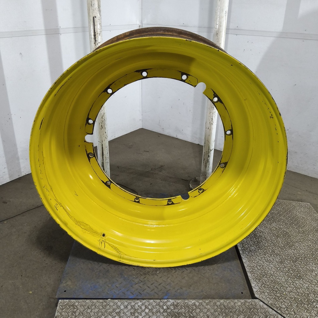 20"W x 46"D, John Deere Yellow 12-Hole Stub Disc , -3.25" Offset