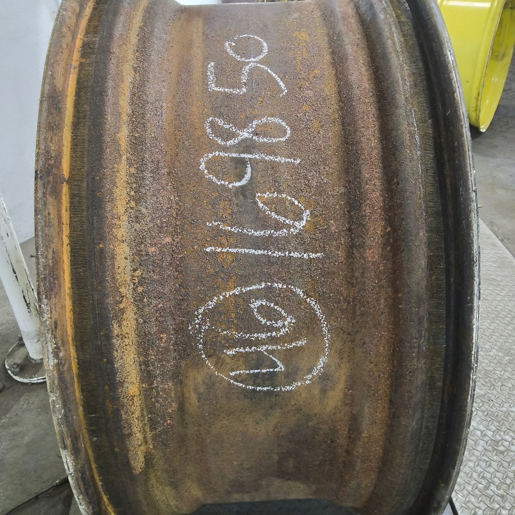 20"W x 46"D, John Deere Yellow 12-Hole Stub Disc , -3.25" Offset