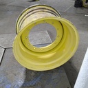 20"W x 30"D, John Deere Yellow 12-Hole Formed Plate , 1.06" Offset