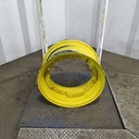 12"W x 24"D, John Deere Yellow 8-Hole Waffle Wheel (Groups of 2 Bolts)
