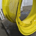 12"W x 24"D, John Deere Yellow 8-Hole Waffle Wheel (Groups of 2 Bolts)
