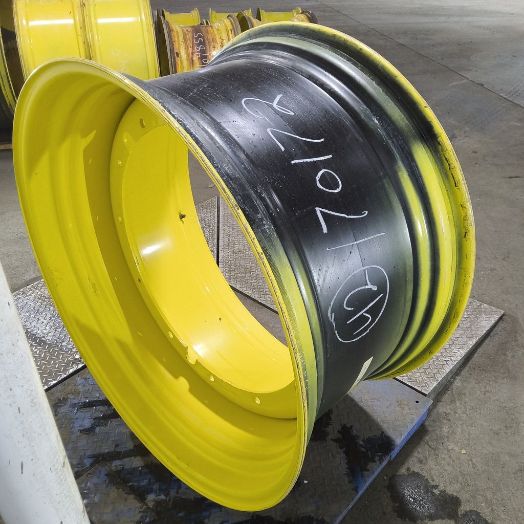 23"W x 42"D, John Deere Yellow 12-Hole Stub Disc , -3.44" Offset