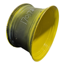 23"W x 42"D, John Deere Yellow 10-Hole Formed Plate , -13.88" Offset