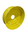 15"W x 50"D, John Deere Yellow 10-Hole Formed Plate , -9.25" Offset