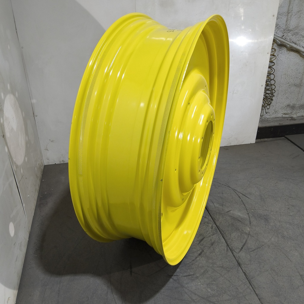 15"W x 50"D, John Deere Yellow 10-Hole Formed Plate , -9.25" Offset