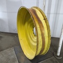 12"W x 54"D, John Deere Yellow 10-Hole Formed Plate , -9.25" Offset