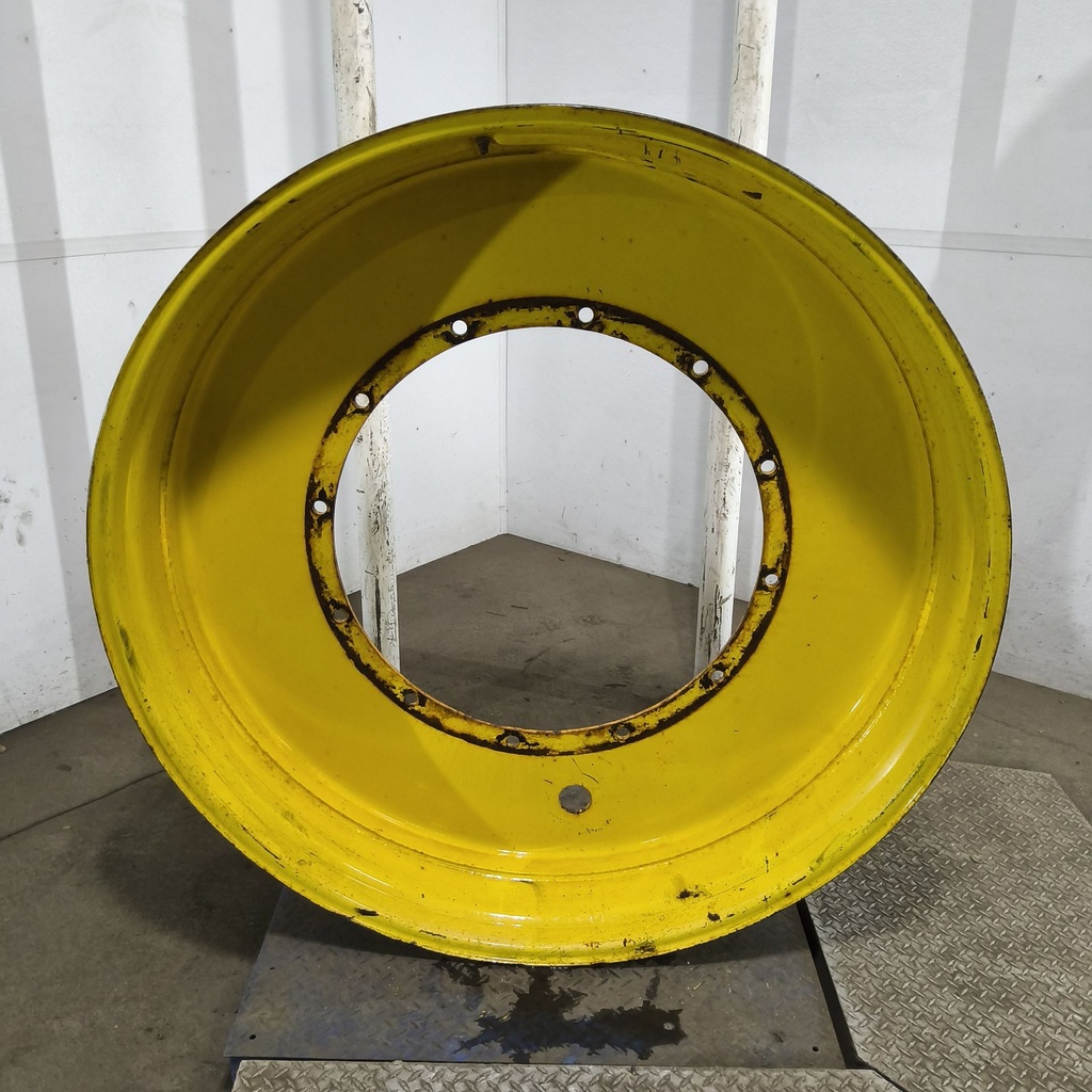 12"W x 54"D, John Deere Yellow 12-Hole Stub Disc , -3.25" Offset