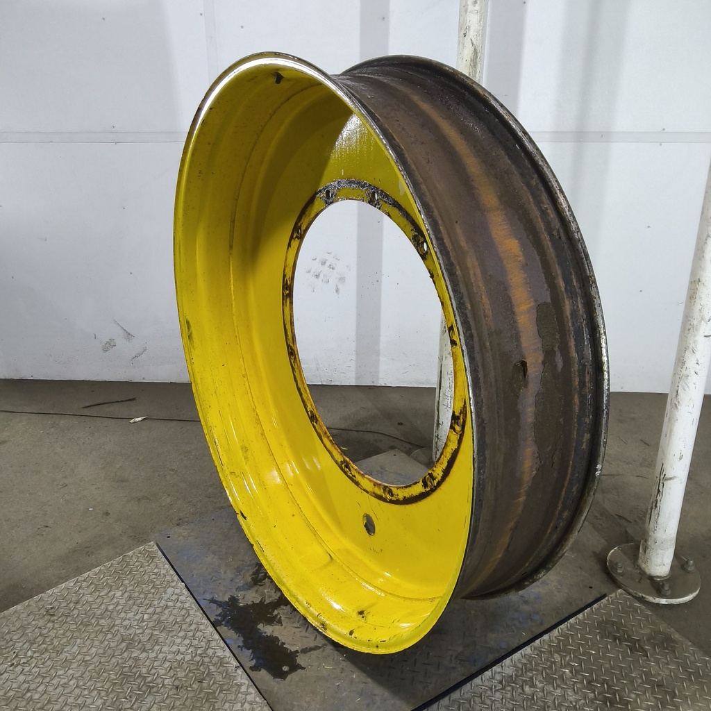 12"W x 54"D, John Deere Yellow 12-Hole Stub Disc , -3.25" Offset