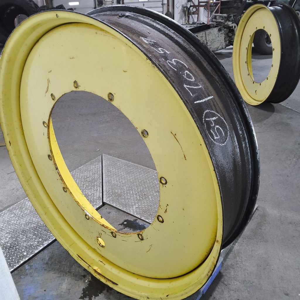 12"W x 54"D, John Deere Yellow 12-Hole Stub Disc , -3.25" Offset