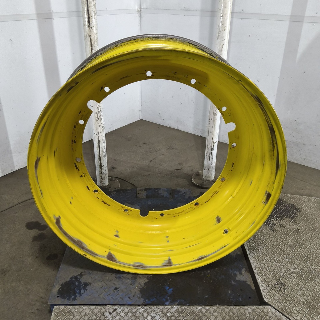 16"W x 42"D, John Deere Yellow 12-Hole Stub Disc , -3.12" Offset