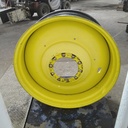 16"W x 42"D, John Deere Yellow 10-Hole Formed Plate , -6.88" Offset