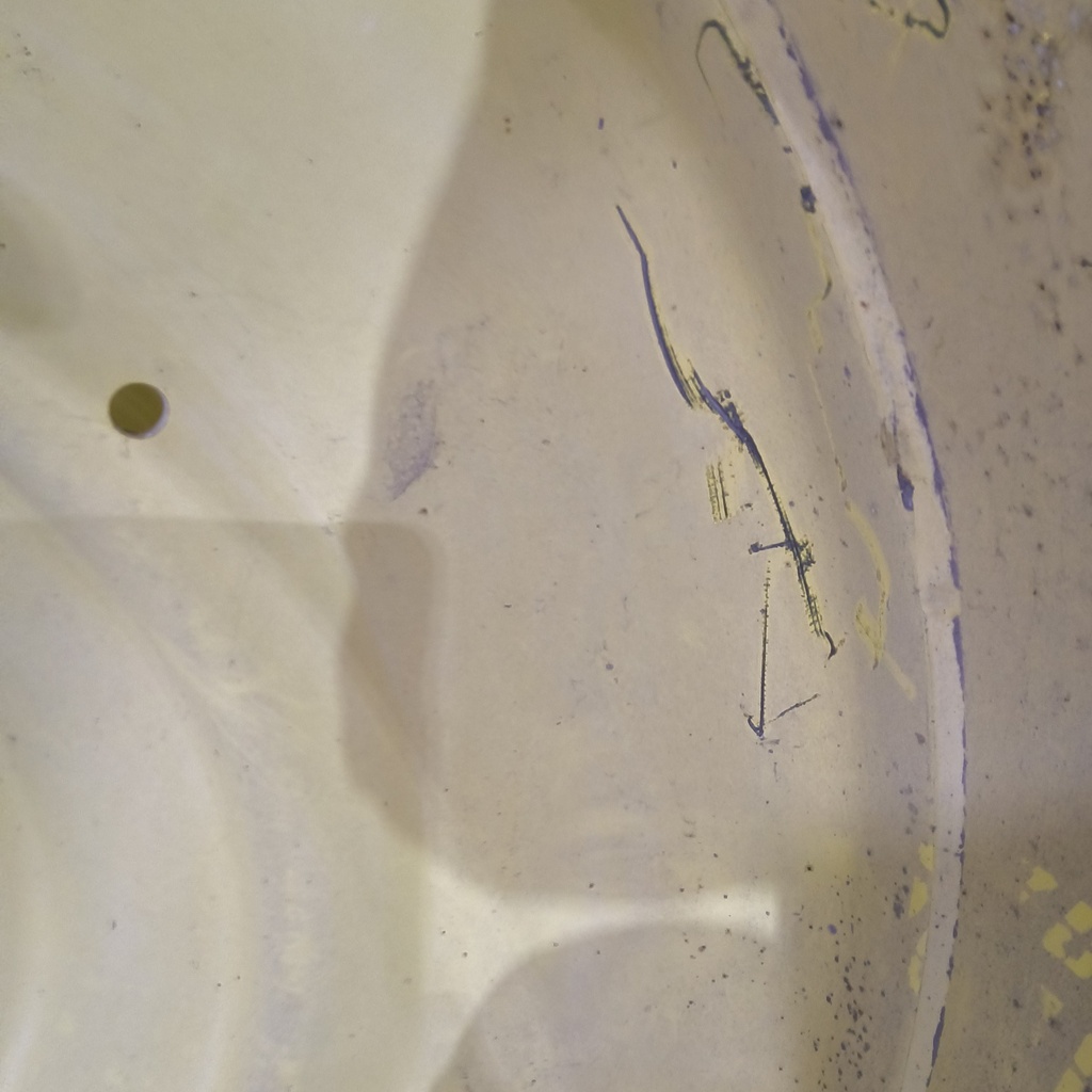 16"W x 42"D, John Deere Yellow 10-Hole Formed Plate , -6.88" Offset