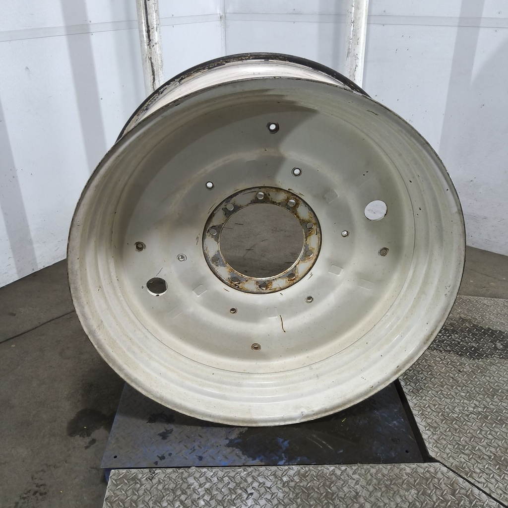 18"W x 42"D, Ford / New Holland White 10-Hole Formed Plate , 0.75" Offset