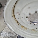 18"W x 42"D, Ford / New Holland White 10-Hole Formed Plate , 0.75" Offset