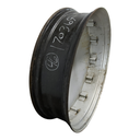 12"W x 46"D, Case IH Silver Mist 12-Hole Rim with Clamp/Loop Style