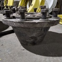 10-Hole Wedg-Lok Style, 3.88" (98.42mm) axle, Black