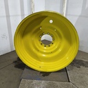 15"W x 50"D, John Deere Yellow 10-Hole Formed Plate , -6.62" Offset