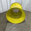 36"W x 32"D, John Deere Yellow 12-Hole Formed Plate , -9.88" Offset