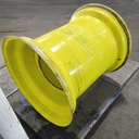 36"W x 32"D, John Deere Yellow 12-Hole Formed Plate , -9.88" Offset