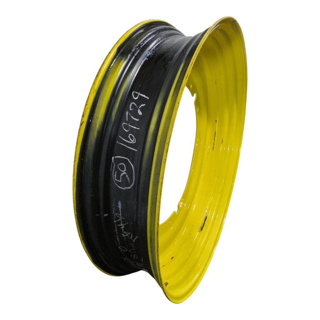 12"W x 50"D, John Deere Yellow 12-Hole Stub Disc , -3.12" Offset