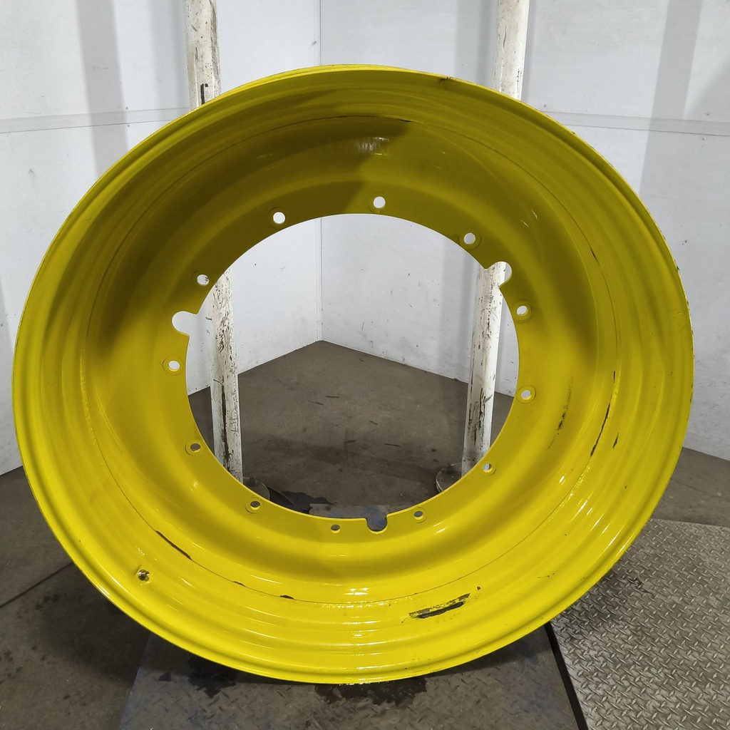 12"W x 50"D, John Deere Yellow 12-Hole Stub Disc , -3.12" Offset