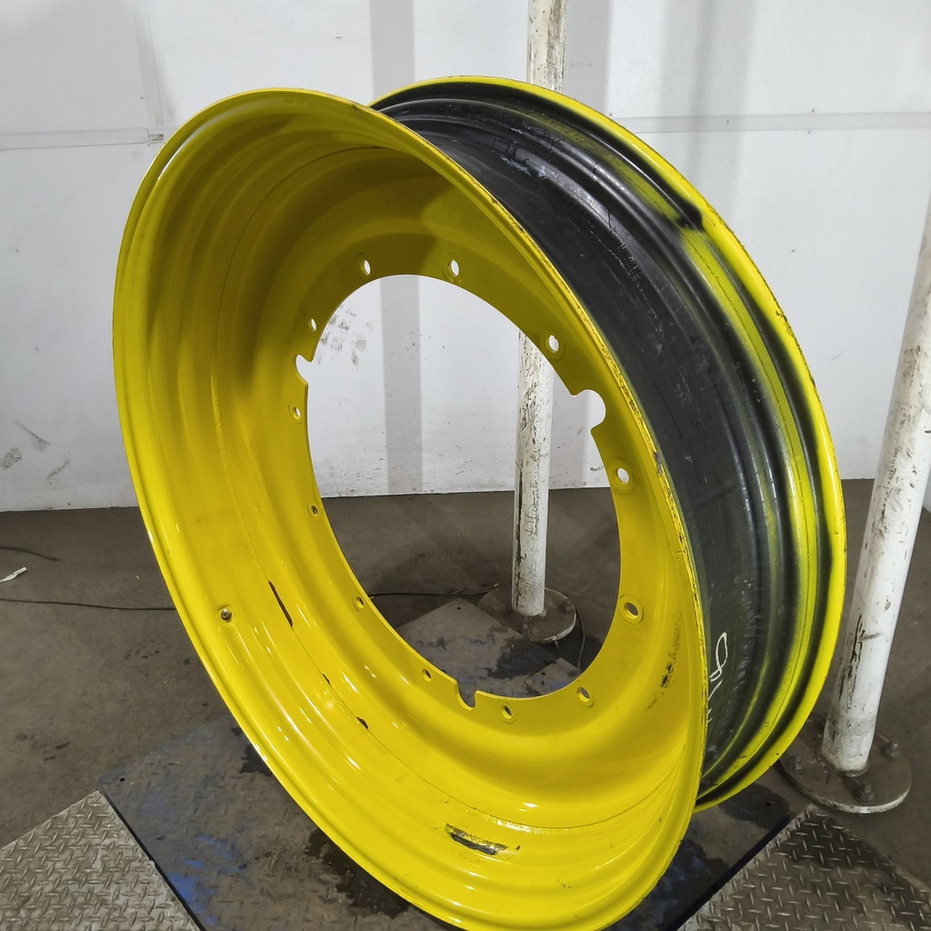 12"W x 50"D, John Deere Yellow 12-Hole Stub Disc , -3.12" Offset