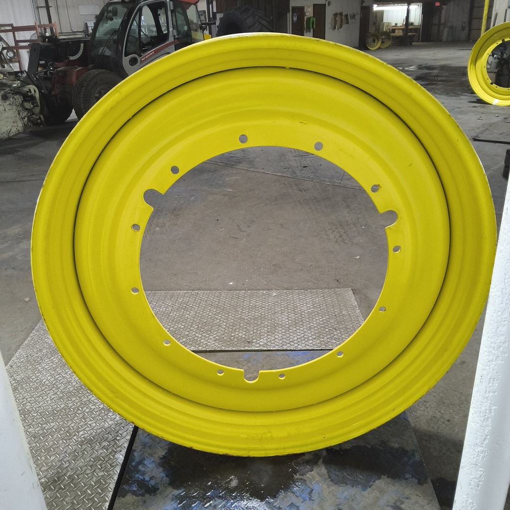 12"W x 50"D, John Deere Yellow 12-Hole Stub Disc , -3.12" Offset