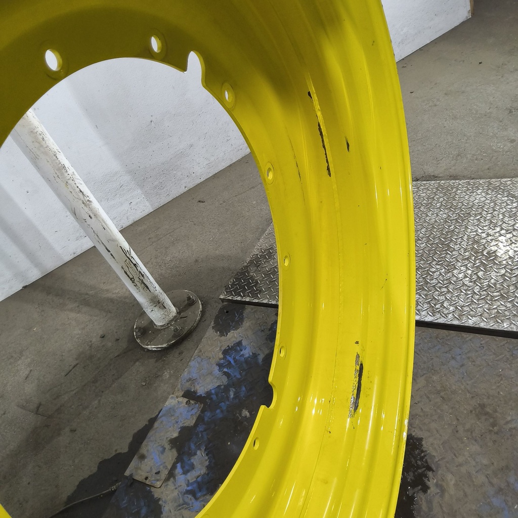 12"W x 50"D, John Deere Yellow 12-Hole Stub Disc , -3.12" Offset