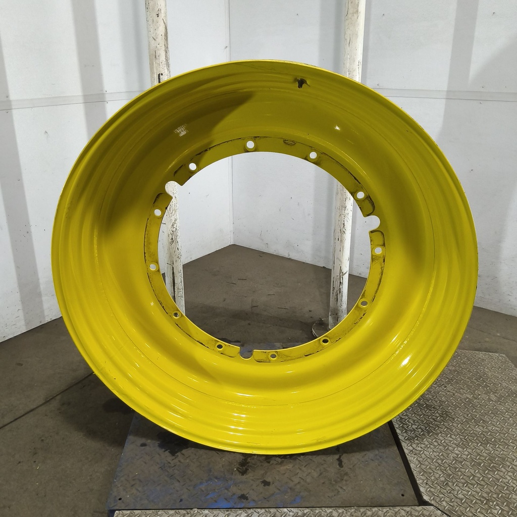 12"W x 50"D, John Deere Yellow 12-Hole Stub Disc , -3.12" Offset