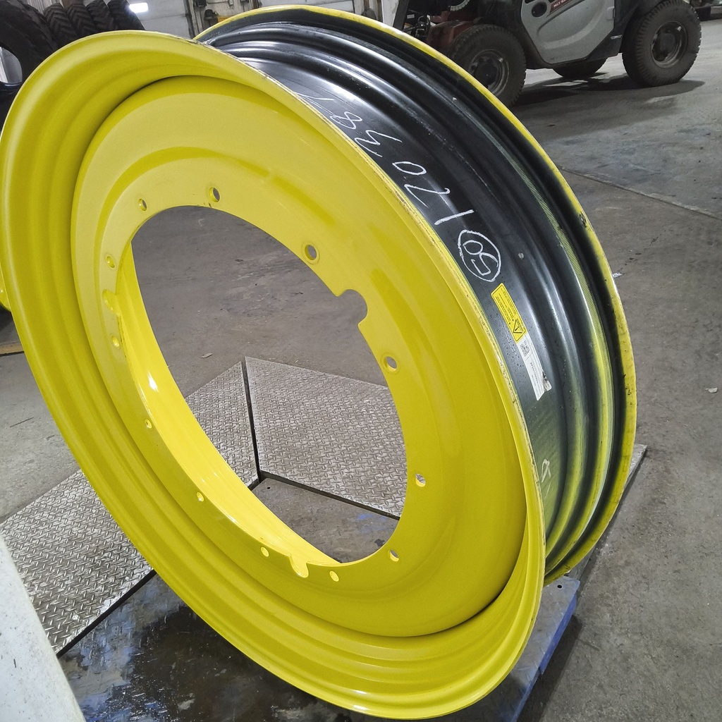 12"W x 50"D, John Deere Yellow 12-Hole Stub Disc , -3.12" Offset