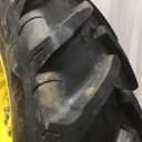 480/80R50 Michelin AgriBib 2 R-1W on John Deere Yellow 10-Hole Formed Plate W/Weight Holes 99%