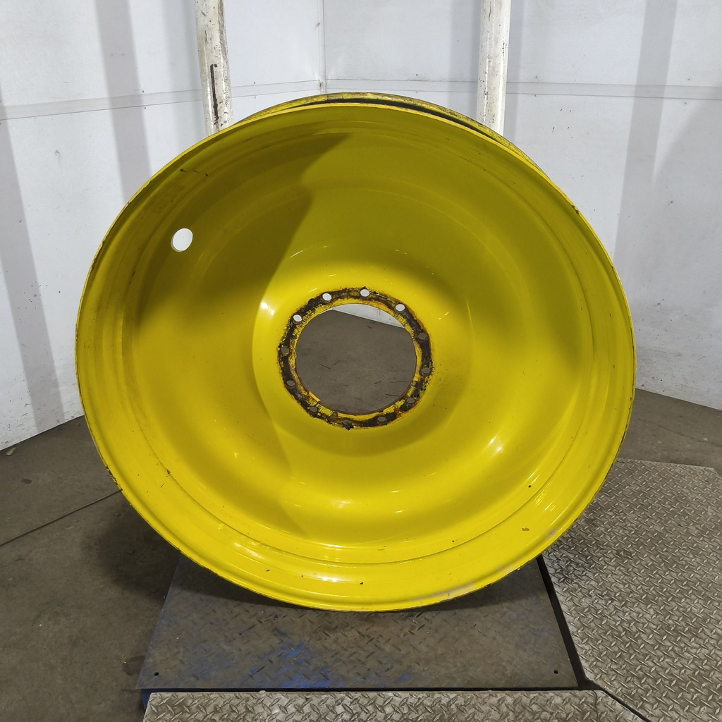 10"W x 46"D, John Deere Yellow 12-Hole Bubble Disc , 1.62" Offset