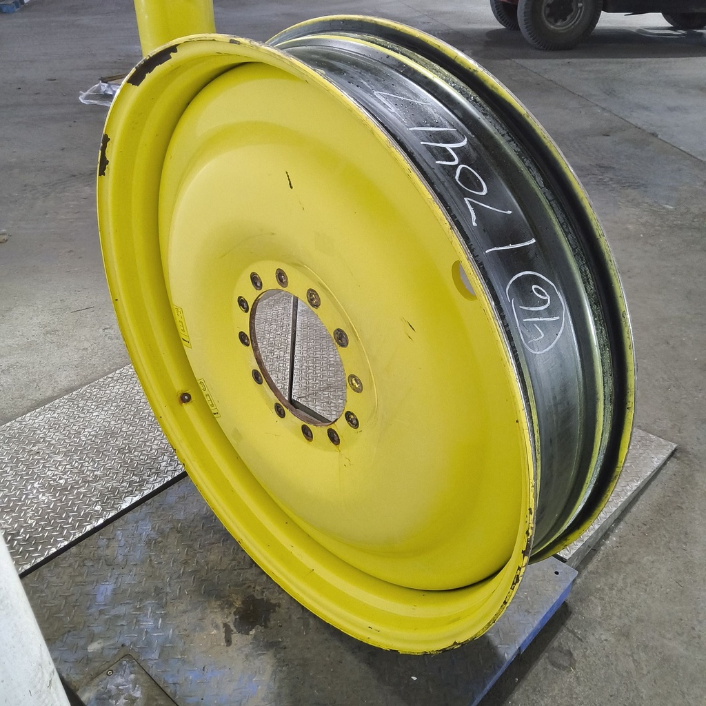 10"W x 46"D, John Deere Yellow 12-Hole Bubble Disc , 1.62" Offset