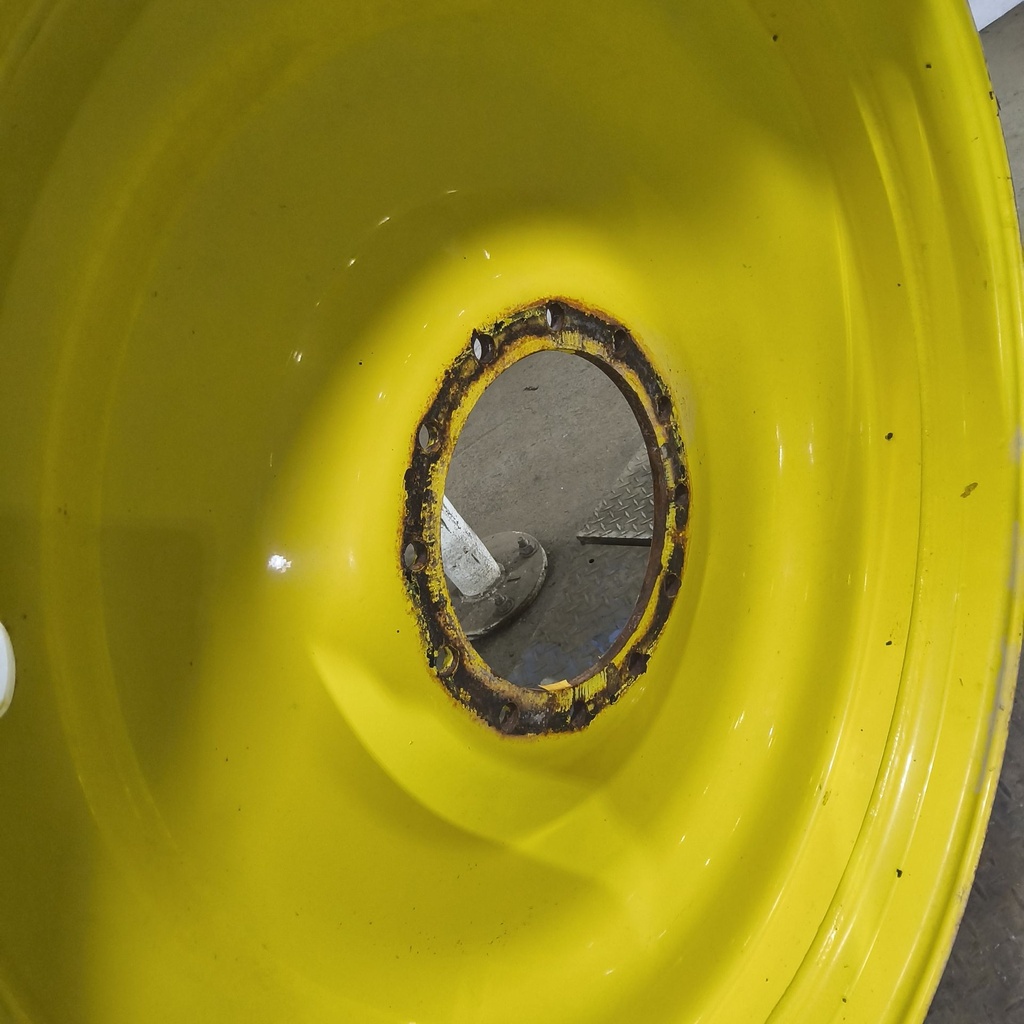 10"W x 46"D, John Deere Yellow 12-Hole Bubble Disc , 1.62" Offset