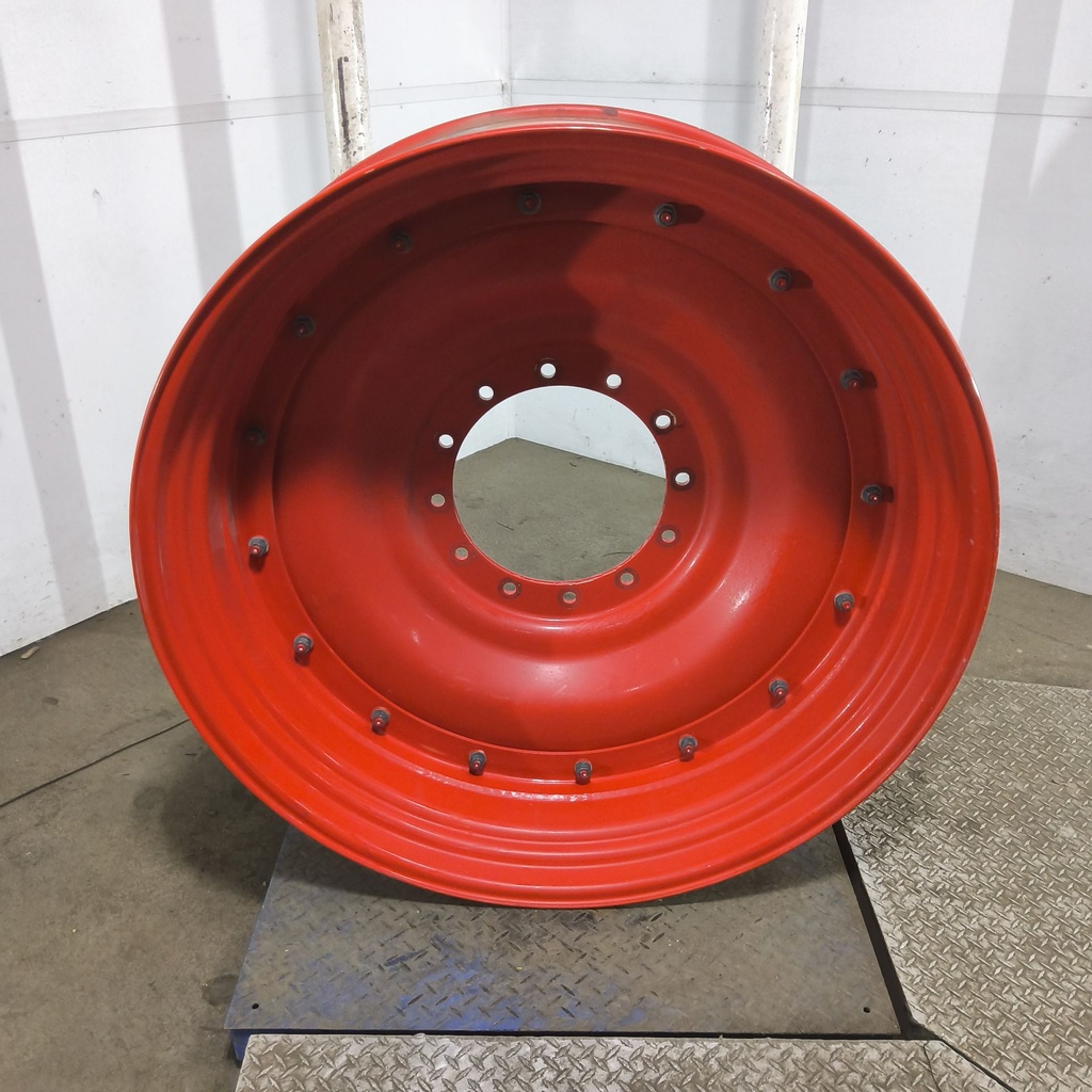 12"W x 46"D, Fendt/Agco Red 16-Hole Stub Disc , -1.62" Offset