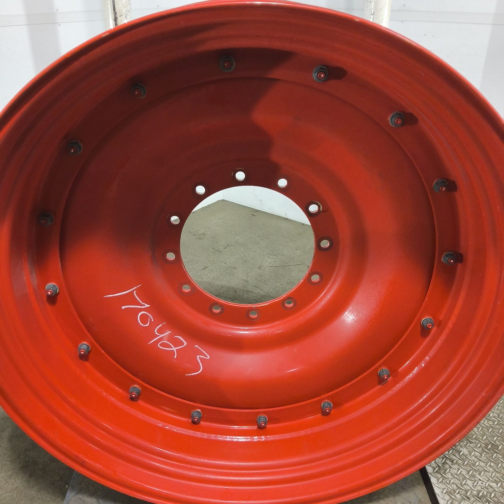 12-Hole Stub Disc Center for 46"-54" Rim, Fendt/Agco Red