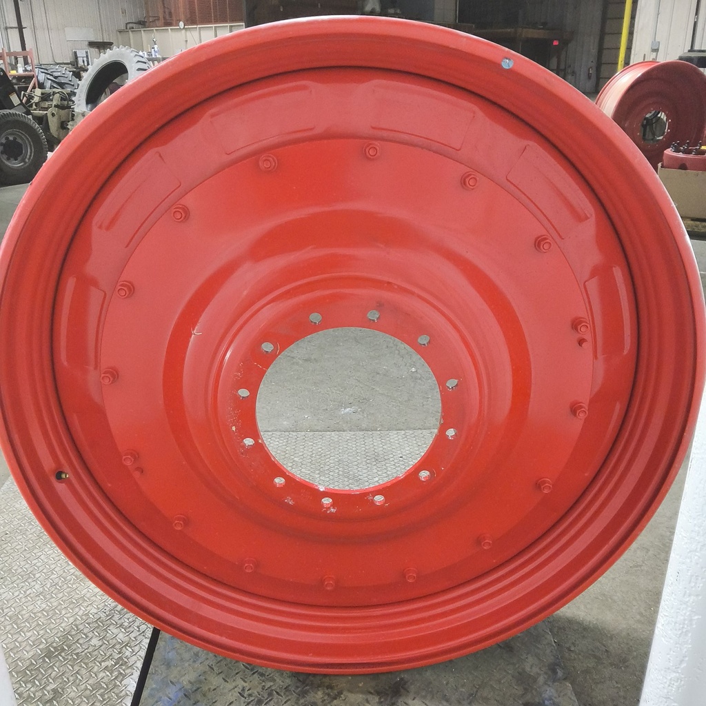 15"W x 54"D, Fendt/Agco Red 16-Hole Stub Disc , 3.38" Offset