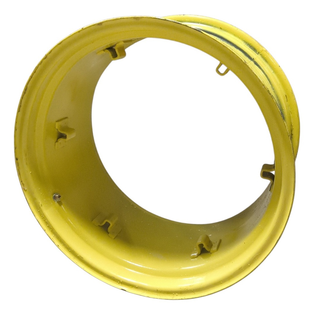 15"W x 28"D, John Deere Yellow 6-Hole Rim with Clamp/Loop Style