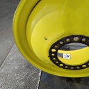 18"W x 42"D, John Deere Yellow 20-Hole Dolly Dual , -15.12" Offset