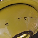 18"W x 42"D, John Deere Yellow 20-Hole Dolly Dual , -15.12" Offset