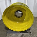18"W x 42"D, John Deere Yellow 20-Hole Dolly Dual , -15.12" Offset