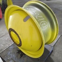 18"W x 42"D, John Deere Yellow 20-Hole Dolly Dual , -15.12" Offset