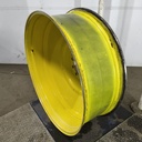 16"W x 46"D, John Deere Yellow 10-Hole Formed Plate , -8.75" Offset