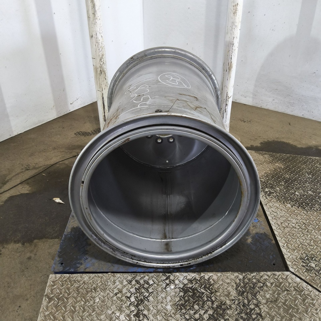 36"W x 25"D, Case IH Silver Mist 12-Hole 3 Piece Formed Plate , -10" Offset