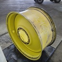 18"W x 38"D, John Deere Yellow 10-Hole Formed Plate , -6.38" Offset