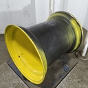36"W x 32"D, John Deere Yellow 12-Hole Formed Plate , -9.88" Offset