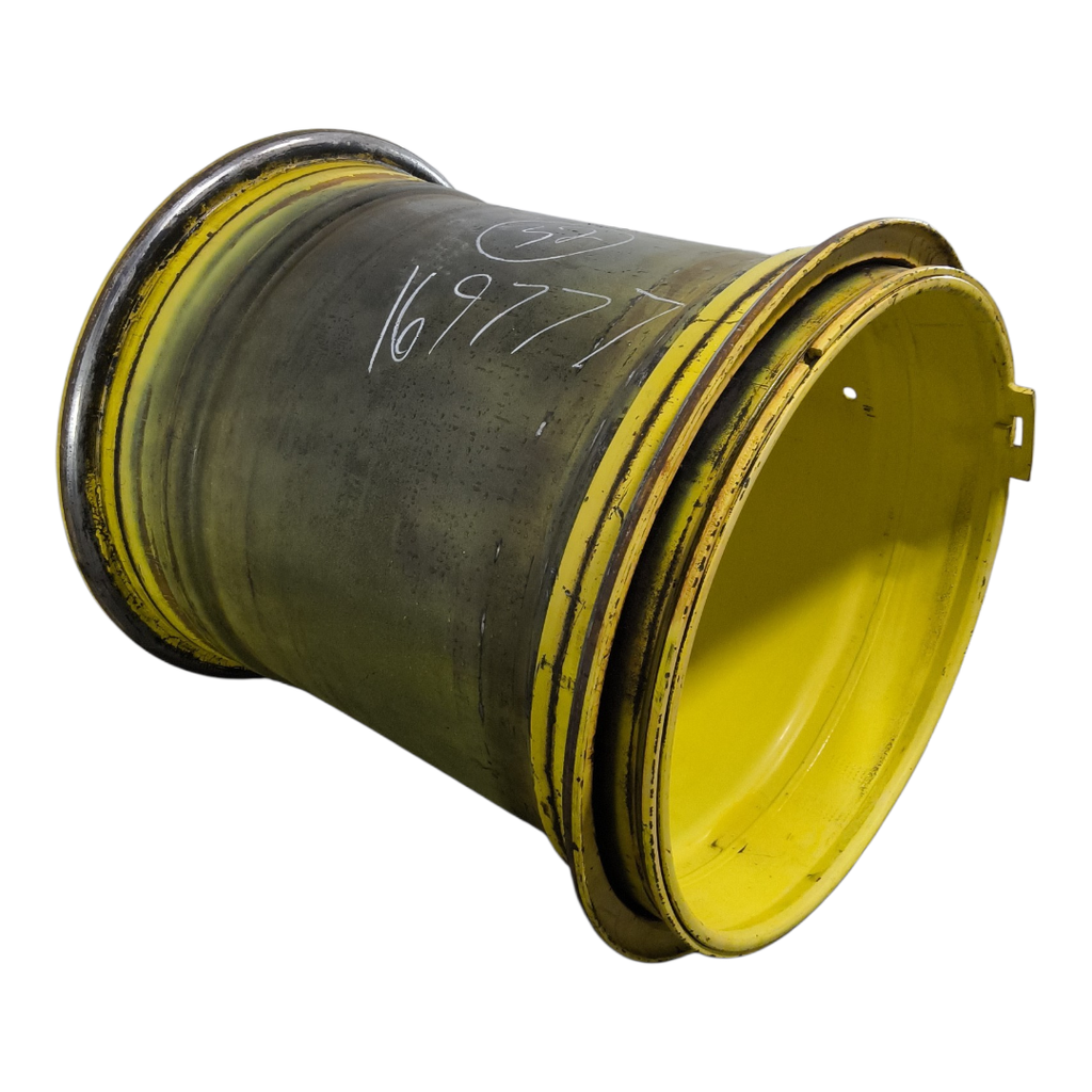 36"W x 32"D, John Deere Yellow 12-Hole 3 Piece Formed Plate , -9.69" Offset