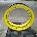12"W x 38"D, John Deere Yellow 12-Hole Waffle Wheel (Groups of 3 bolts)